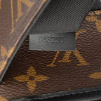 Louis Vuitton Monogram Macassar Magnetic Messenger Crossbody Shoulder Bag Brown — view 7