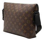 Louis Vuitton Monogram Macassar Magnetic Messenger Crossbody Shoulder Bag Brown — view 2