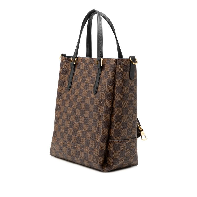 Louis Vuitton Damier Belmont NV BB 2-Way Shoulder Bag Brown Leather — view 2