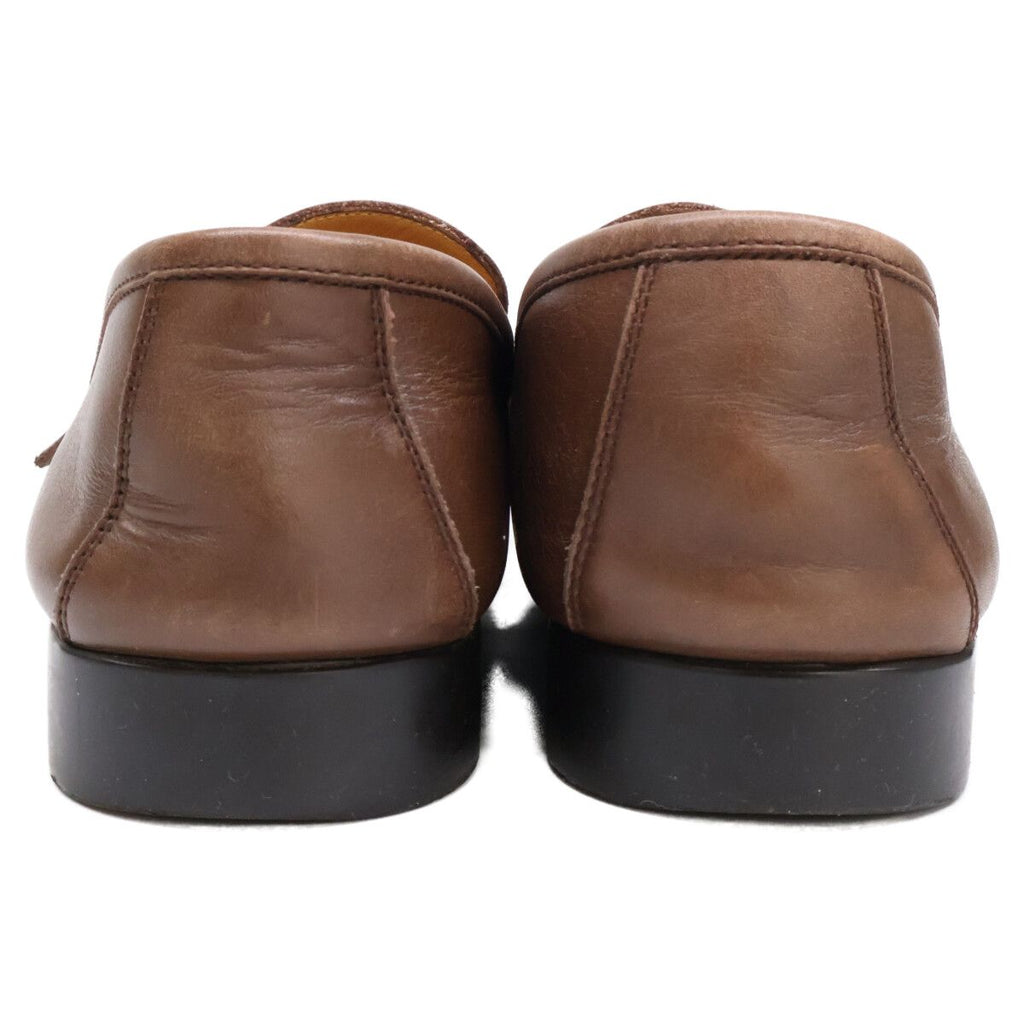 Hermes Hapi Leather Loafers — view 3
