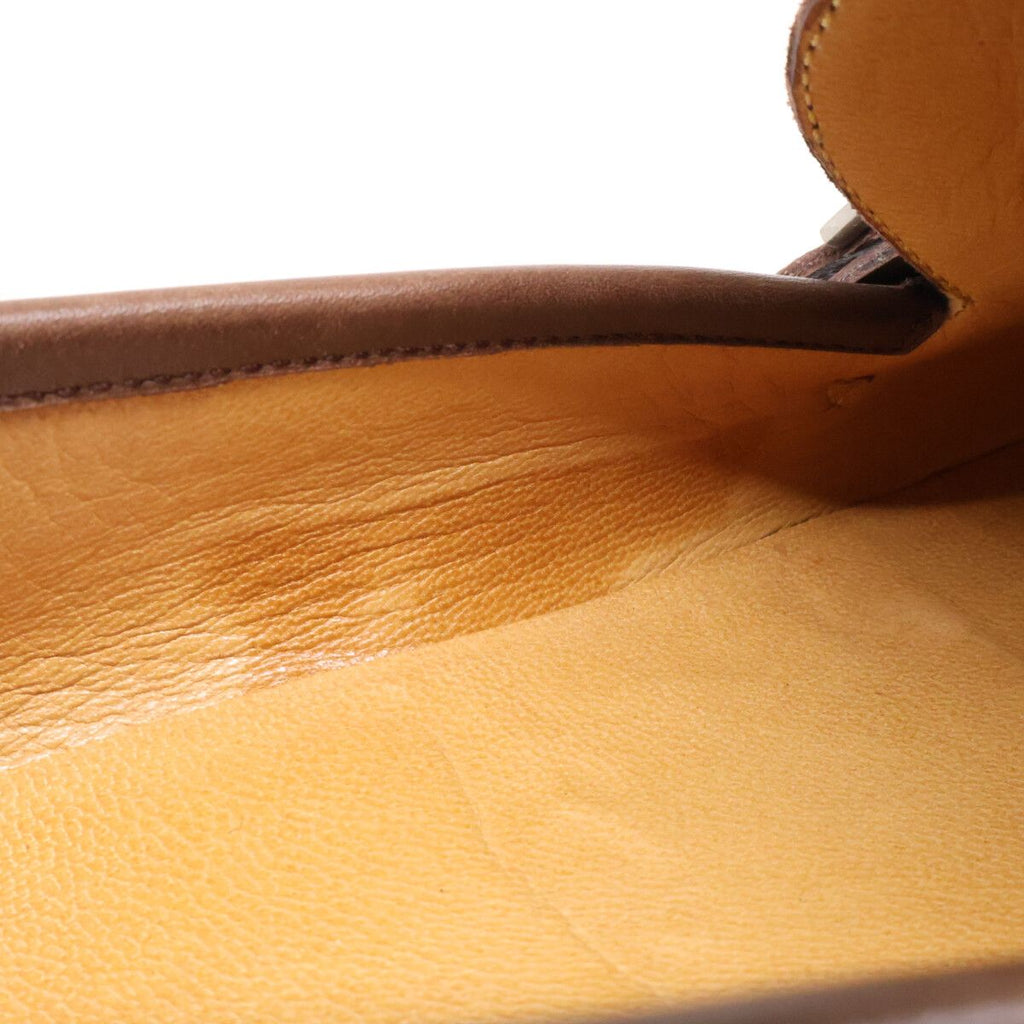 Hermes Hapi Leather Loafers — view 9
