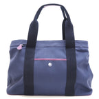 Loewe Anagram Voyager Logo Button Tote Purple