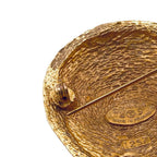 Chanel 29 CC Logo Brooch Gold — view 7