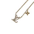 Louis Vuitton Necklace LV Iconic Monogram Flower LV Initial Strass Rhinestone