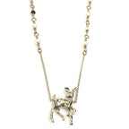 Chanel Necklace Bambi Gold
