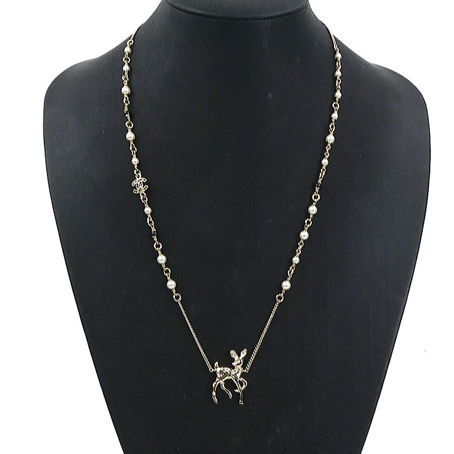 Chanel Necklace Bambi Gold — view 9