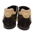 Louis Vuitton Sneakers Monogram Velcro Suede Contrast Brown — view 4
