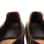 Louis Vuitton Sneakers Monogram Velcro Suede Contrast Brown — view 7