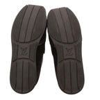Louis Vuitton Sneakers Monogram Velcro Suede Contrast Brown — view 6