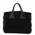 Prada Tote Shirred Black KH