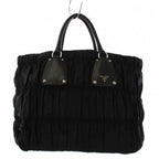 Prada Tote Shirred Black KH