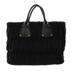 Prada Tote Shirred Black KH — view 2