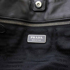 Prada Tote Shirred Black KH — view 8