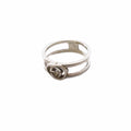Gucci Interlocking Ring Silver Color KH