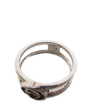 Gucci Interlocking Ring Silver Color KH — view 5