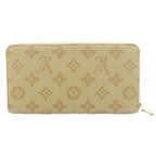 Louis Vuitton Monogram Zippy Wallet Canvas Long Zip Around Logo All Over — view 3