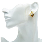 Chanel CC Logo Bijou Earrings Gold Plated — view 4