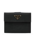 Prada Bifold Wallet Black Nylon