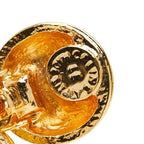 Celine Vintage Trio Macadam Earrings Gold Plated — view 4