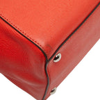 Fendi Toujour 2-Way Shoulder Bag Red Leather — view 5