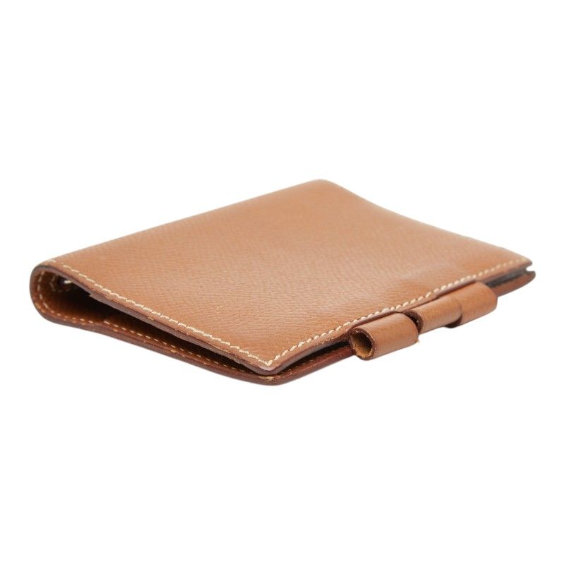 Hermes Agenda Mini Notebook Cover Brown Courchevel — view 3