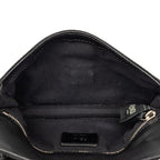 Fendi Pecan Baguette Slim Clutch Shoulder Bag 3way Black Canvas Leather — view 6