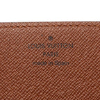 Louis Vuitton Monogram Envelope Carte de Visite Card Case Brown Leather — view 7