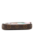 Louis Vuitton Monogram Mini Pochette Cruise Collection Pouch Case Brown Multi — view 3