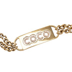 Chanel CC Logo Plate Chain Belt 02 Gold Plated — view 2