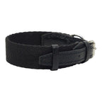 Hermes Kelly Dog Color Collar Black Leather Canvas — view 4