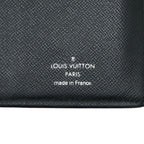Louis Vuitton Monogram Eclipse Portefeuille Brazza Wallet Black Gray Leather — view 8