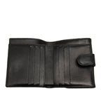 Chanel CC Logo Bifold Wallet Black Caviar Leather — view 4