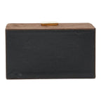 Saint Laurent Logo Box Set Vanity Bag Brown Suede Leather — view 3