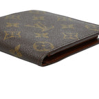 Louis Vuitton Monogram Portobier Cult Cles Monet Bifold Wallet Brown — view 4