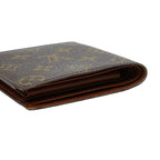 Louis Vuitton Monogram Portobier Cult Cles Monet Bifold Wallet Brown — view 5