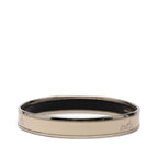 Hermes Enamel PM Bangle Silver Ivory Metal 1- Bracelet — view 2