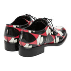 Prada Dress Shoes 37 Multi Color Black Red Patent Leather — view 2