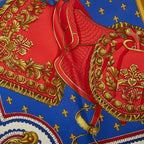 Hermes Carre 90 Selles a Housse Cover Scarf Large Multi Color Silk — view 3