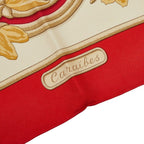 Hermes Carre 90 Caraibes Caribbean Bird Scarf Large Red Ivory Silk — view 2
