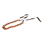 Celine Trio Necklace Brown Leather — view 5