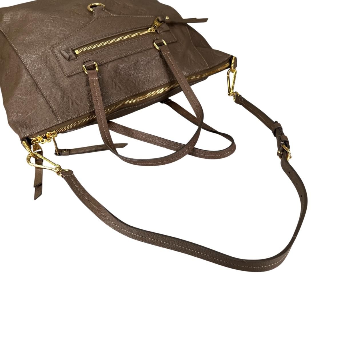 Louis Vuitton Empreinte 2-Way Luminous PM Tote Brown — view 6