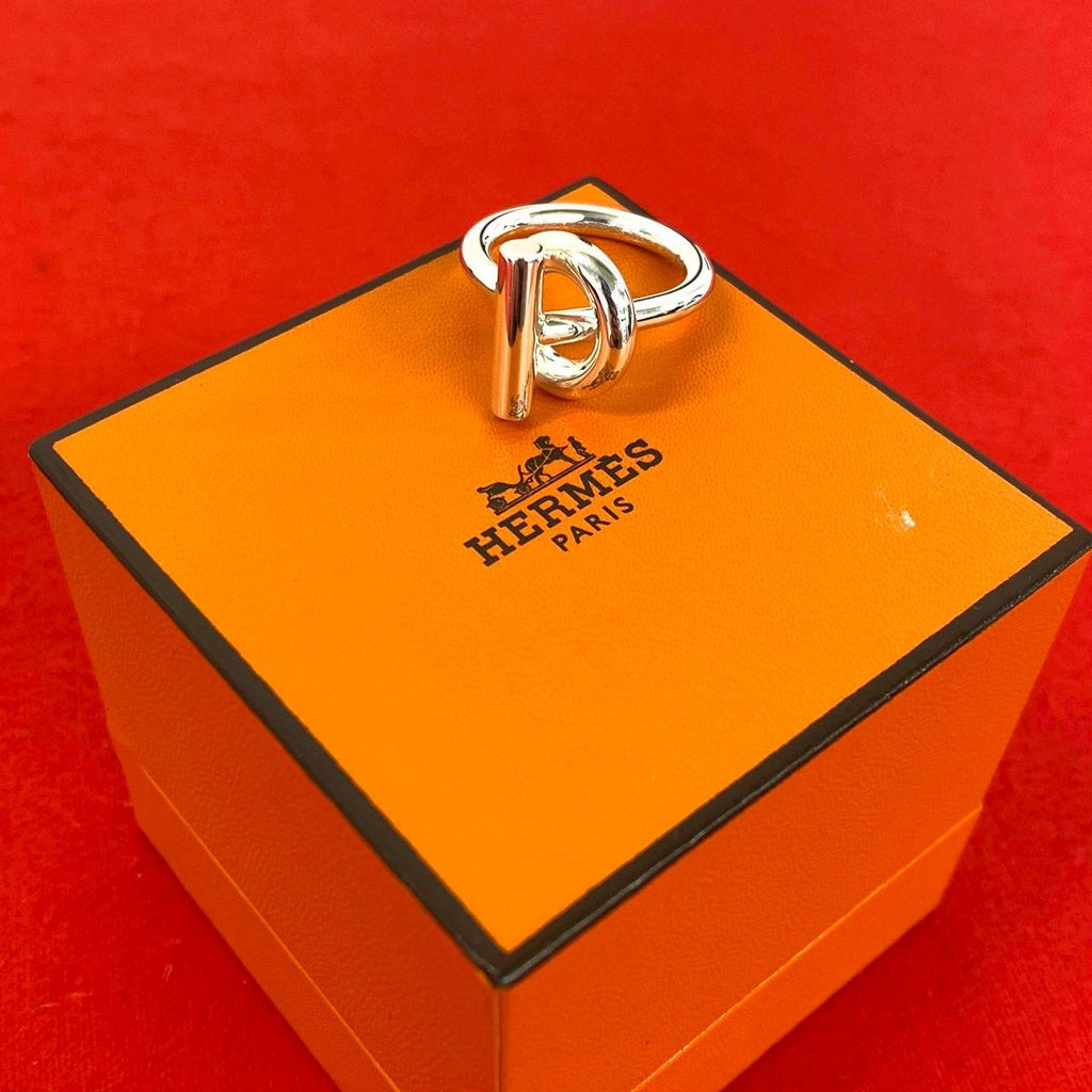 Hermes Echappee Ring 925 Sterling Silver