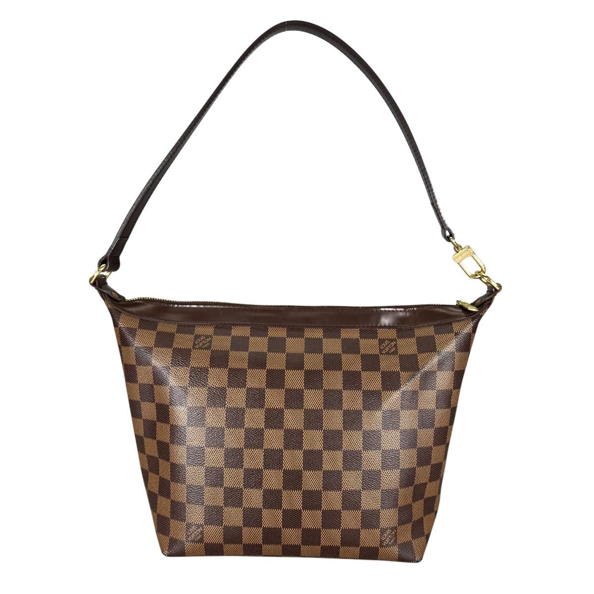 Louis Vuitton Damier 2-Way Bag Ilovo MM Handbag Brown — view 2