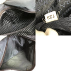 Prada Shoulder Bag Triangle Logo Nylon Navy — view 9