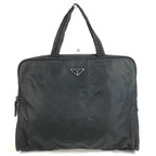 Prada Business Bag Triangle Logo Nylon Black