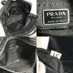 Prada Business Bag Triangle Logo Nylon Black — view 8