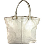 Prada Shoulder Bag Logo Leather Ivory — view 2