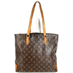 Louis Vuitton Shoulder Bag Cabas Mezzo Monogram Canvas Brown — view 2