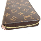 Louis Vuitton Wallet Zippy Monogram Canvas Rose Velours Brown — view 3