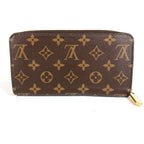 Louis Vuitton Wallet Zippy Monogram Canvas Rose Velours Brown — view 2